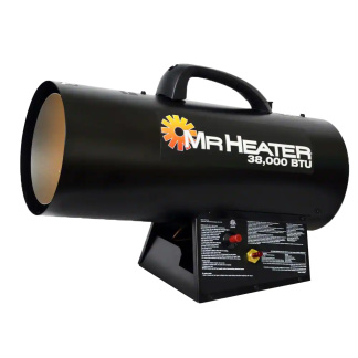 Mr. Heater MH38QFA 38,000 BTU Forced Air Propane Heater SKU# F271350