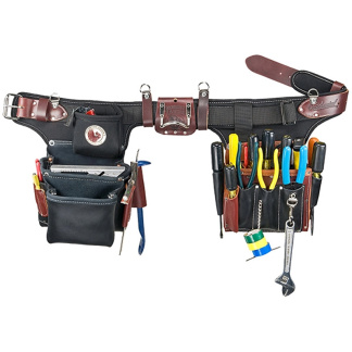 Occidental Leather 9596 Adjust-to-Fit Industrial Pro Electrician Tool Belt Set