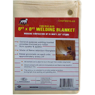 AJ Wholesale CHIFW016-68 6' x 8' Fiberglass Welding Blanket