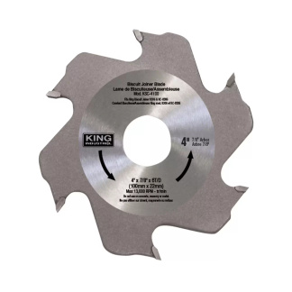 King Canada KSC-4100 4" Replacement Carbide Biscuit Joiner Blade