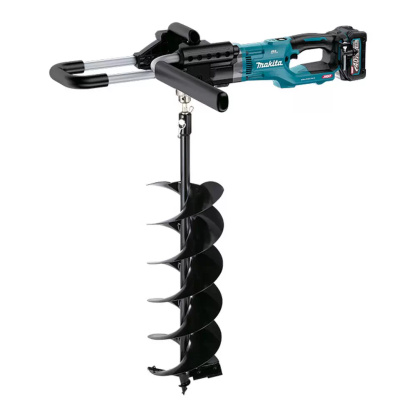 Makita DG001GM105 40V MAX XGT Li-Ion 1/2" Earth Auger Shown with Optional Auger