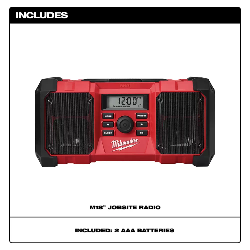 Milwaukee cordless radio clearance