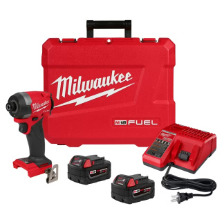 Milwaukee 2953-22 M18 FUEL 18 Volt Lithium-Ion Brushless Cordless 1/4 in. Hex Impact Driver Kit