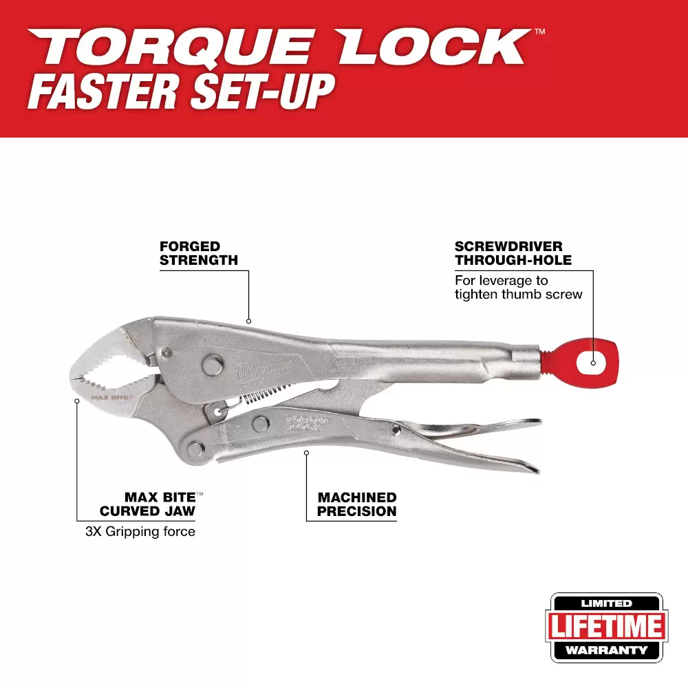 10-PC. Locking Pliers Set