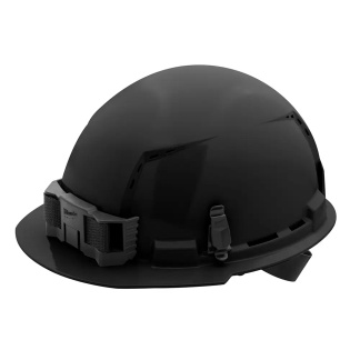 Milwaukee 48-73-1210 Black Front Brim Vented Hard Hat w/4pt Ratcheting Suspension - Type 1, Class C