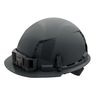 Milwaukee 48-73-1214 Gray Front Brim Vented Hard Hat w/4pt Ratcheting Suspension - Type 1, Class C