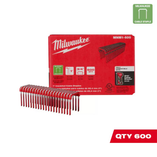 Milwaukee MNM1-600 1 in. Insulated Cable Staples