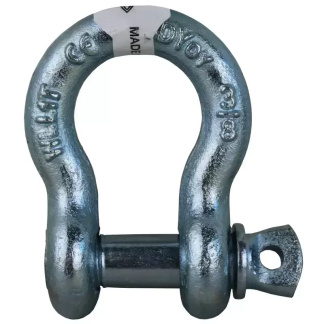 Braber 64.400.022 Galvanized 3/8" Forged Steel Shackle Anchor