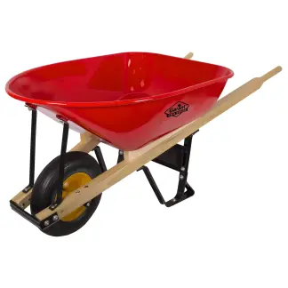 Garant TIFS600FF Pro Series 6 cu. ft. Heavy-Duty Industrial Wheelbarrow with Flat Free Tire