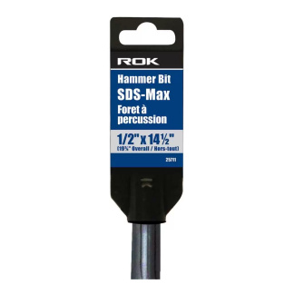 ROK 25711 SDS MAX 1/2" X 19-3/4" 4-Flute Hammer Drill Bit