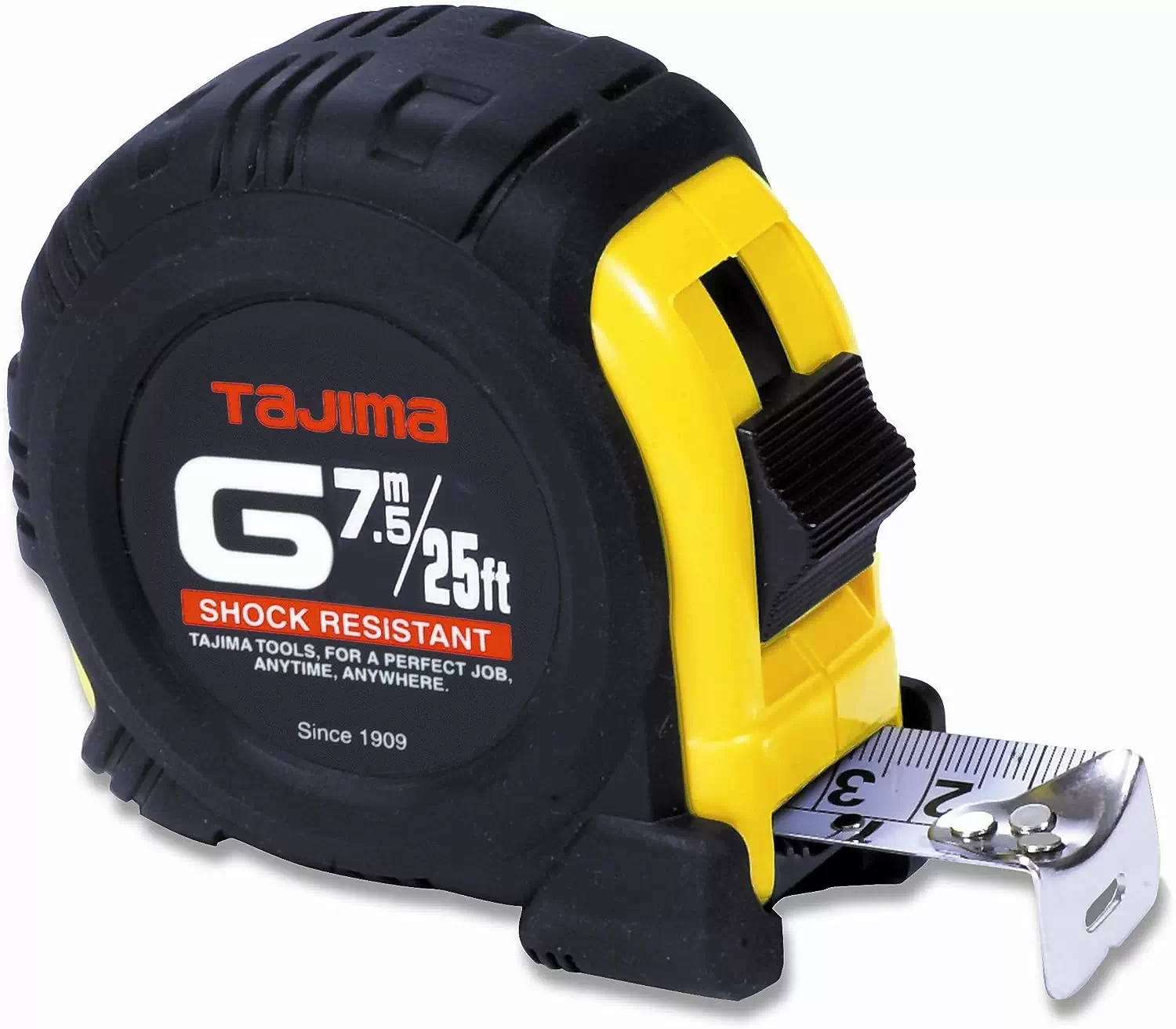 Tajima G-25/7.5MBW G-Series 25′ / 7.5M x 1″ Metric & SAE Tape