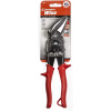 Crescent Wiss 9-1/4" Metalmaster Offset Straight and Left Cut Aviation Snip M6R, Red