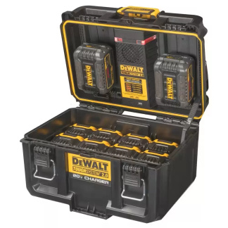 DEWALT DWST08050 ToughSystem 2.0 20V Dual Port Charger & Transportation Storage Box