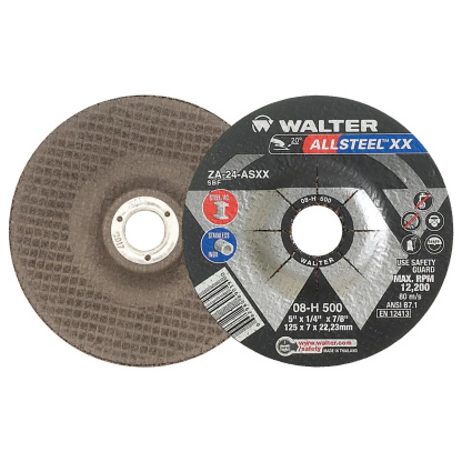 Walter Surface Technologies 08H500 Grinding Wheel 5&quot; X  1/4&quot; X 7/8&quot;