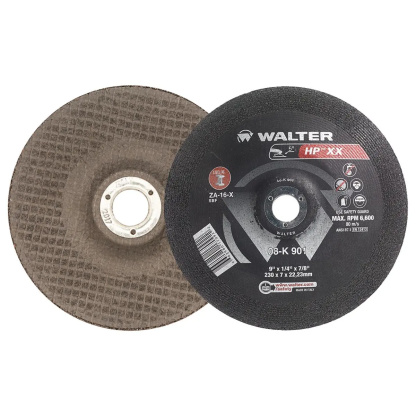 Walter Surface Technologies 08K901 Grinding Wheel  9 X  1/4&quot;   TYPE28