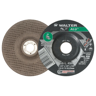 Walter Surface Technologies 08L450 Grinding Wheel  4-1/2&quot; X 1/4&quot;   GR