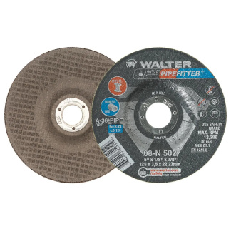 Walter Surface Technologies 08N502 Grinding Wheel  5&quot; X  1/8&quot; A36