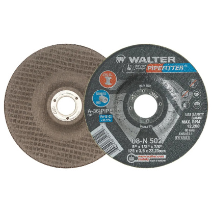 Walter Surface Technologies 08N502 Grinding Wheel  5&quot; X  1/8&quot; A36