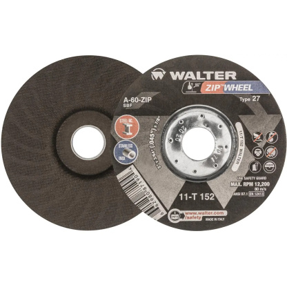 Walter Surface Technologies 11T152 CUT-OFF WHEEL 5&quot; X 3/64  TYPE 27
