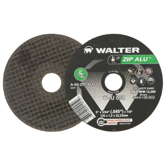Walter Surface Technologies 11U052 CUT-OFF WHEEL  5&quot; X 3/64