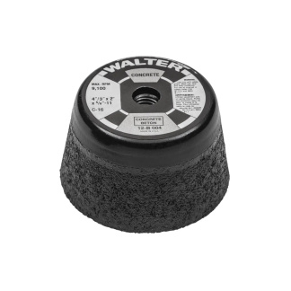 Walter Surface Technologies 12B004 4&quot; CUP WHEEL FOR CONCRETE