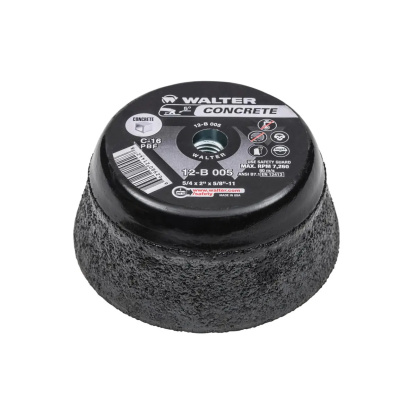Walter Surface Technologies 12B005 5&quot; CUP WHEEL FOR STONE