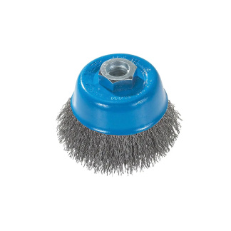 Walter Surface Technologies 13D314 3&quot; X 5/8&quot;-11 STAINLESS STEEL  CUP BRUSH CRIMPED WIRE