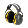 3M X2A Peltor X Series 24dB Earmuffs Black/Yellow, Over the Head