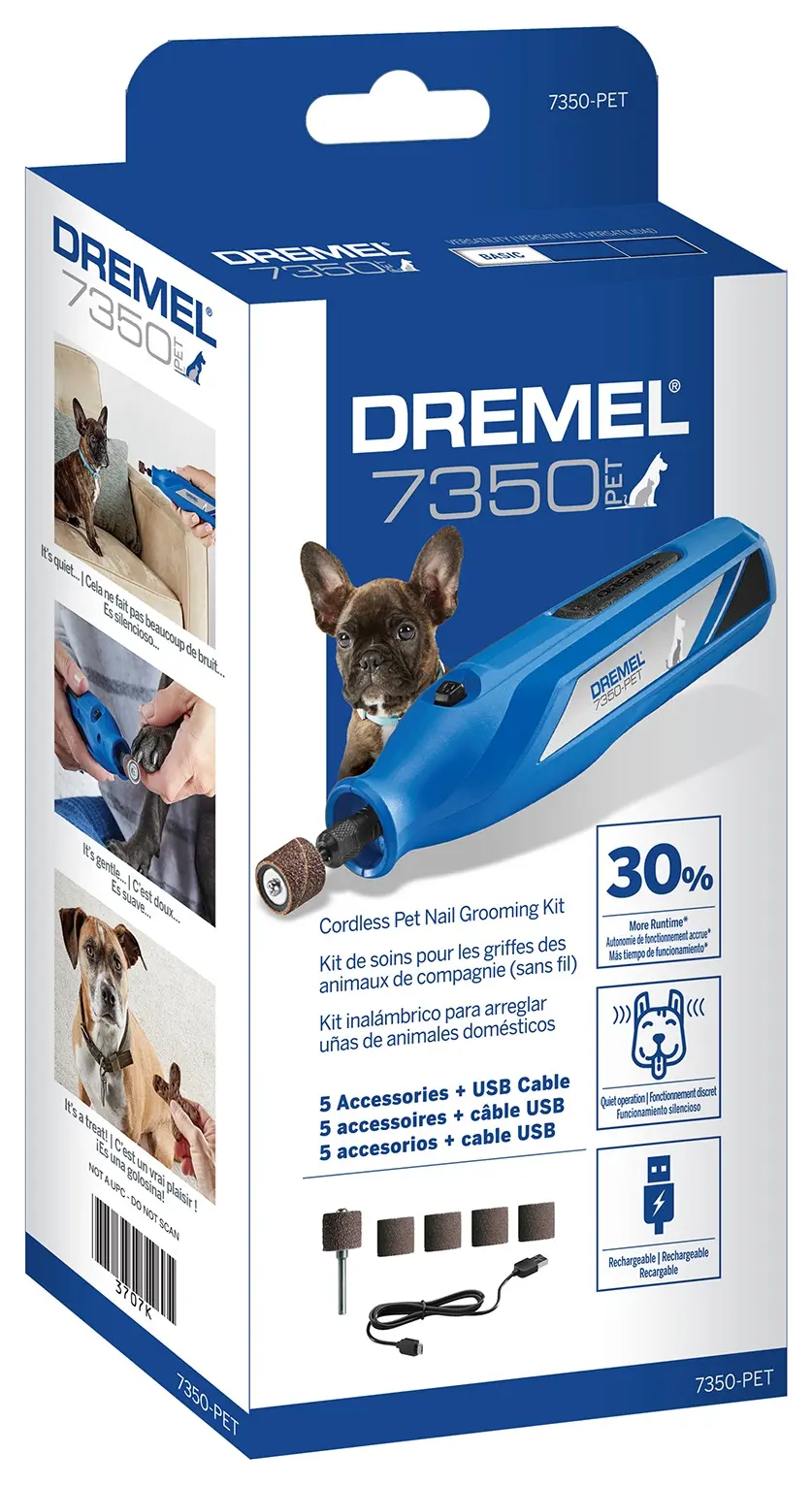 Dremel Pet Nail Grooming Kit 4 Volt Cordless