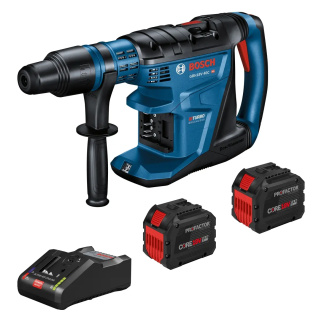 BOSCH GBH18V-40CK27 PROFACTOR 18V Hitman Connected-Ready SDS-max® 1-5/8 In. Rotary Hammer Kit with (2) CORE18V 12.0 Ah PROFACTOR Exclusive Batteries