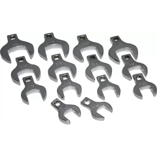 Grip-On 90150 1/2 DR 14-pc SAE Jumbo Crowfoot Wrench Set, 1-1/16"-2"