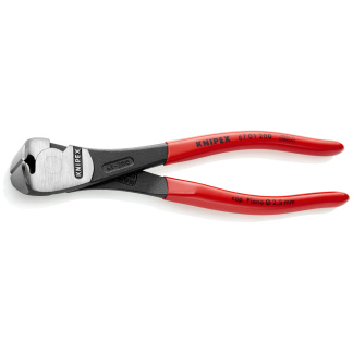 KNIPEX 67 01 200 8" High Leverage End Cutting Nippers