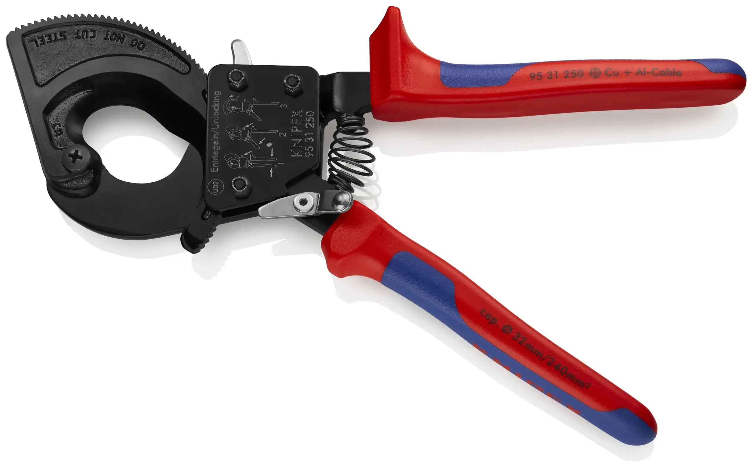 Knipex 9561190 7-1/2 in. Wire Rope Cutter