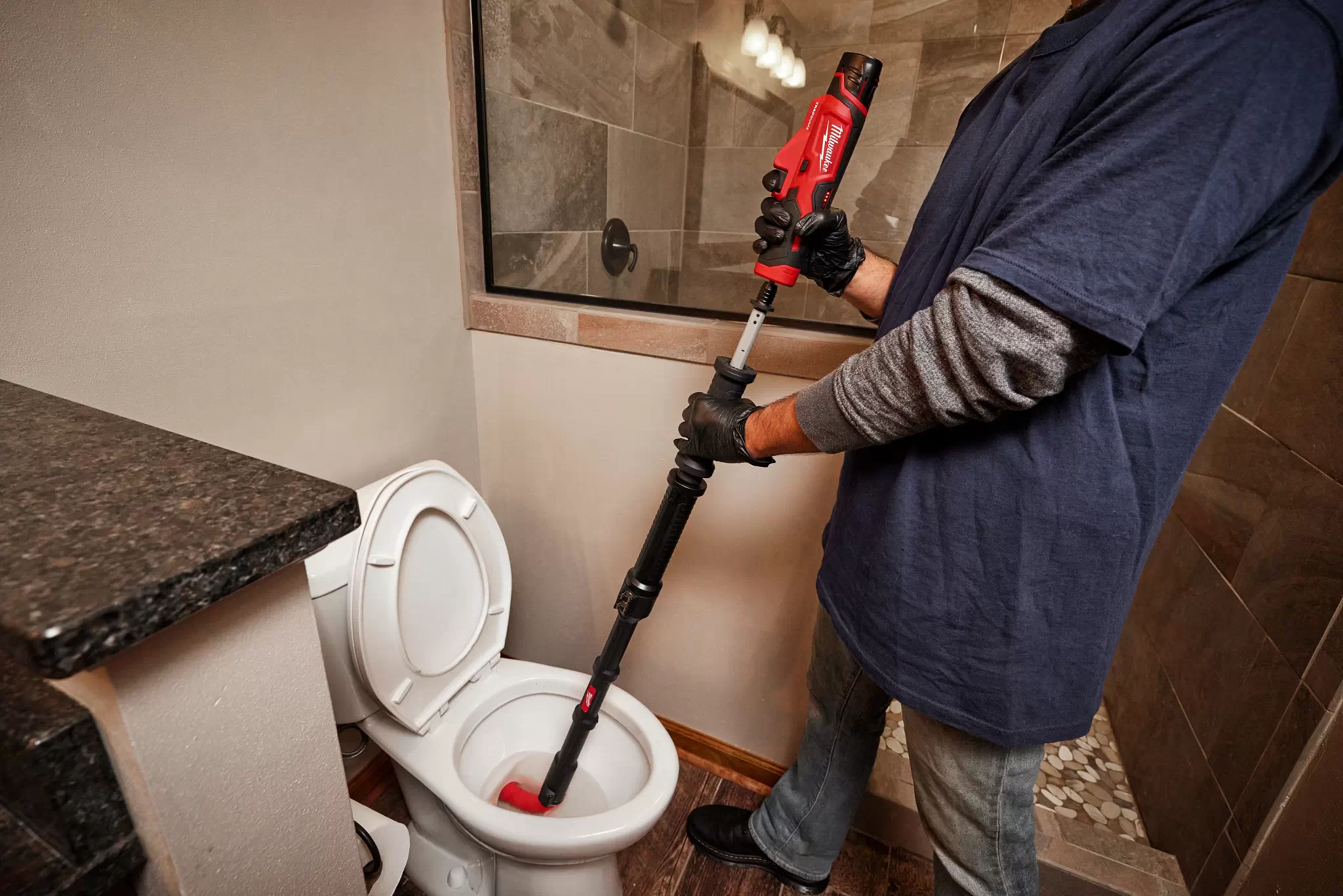 Milwaukee toilet snake best sale