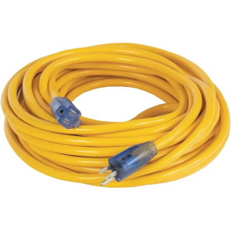 Dewalt DXEC17003050 50' High-Vis Yellow Lighted CGM Heavy-Duty Extension Cord