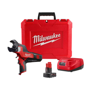 Milwaukee 2472-21XC M12 12 Volt Lithium-Ion Cordless 600 MCM Cable Cutter Kit