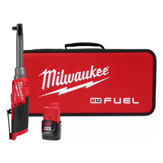 Milwaukee 2569-21 M12 FUEL 12 Volt Lithium-Ion Brushless Cordless 3/8 in. Extended Reach High Speed Ratchet Kit