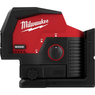 Milwaukee 3622-20 M12 12 Volt Lithium-Ion Cordless Green Cross Line and Plumb Points Laser  - Tool Only