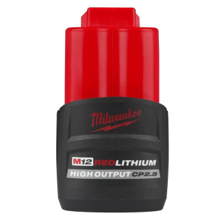 Milwaukee 48-11-2425 M12 12 Volt ithium-Ion REDLITHIUM HIGH OUTPUT CP2.5 Battery Pack