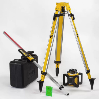 STABILA 04500 LAR 160 G rotary laser set with tripod and grade rod