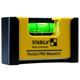 STABILA 11901 Pocket PRO Magnetic spirit level, 7 cm, with belt clip