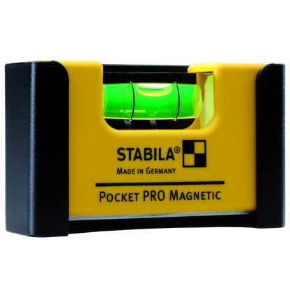 STABILA 11901 Pocket PRO Magnetic spirit level, 7 cm, with belt clip