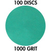 Klingspor 356053 FP 77 K T-ACT 5" H&L 0-Hole 1000 Grit Sanding Discs, 100PK
