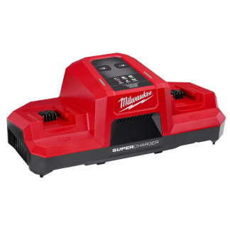 Milwaukee 48-59-1815 M18 Dual Bay Simultaneous Super Charger - Extremely Fast Charger