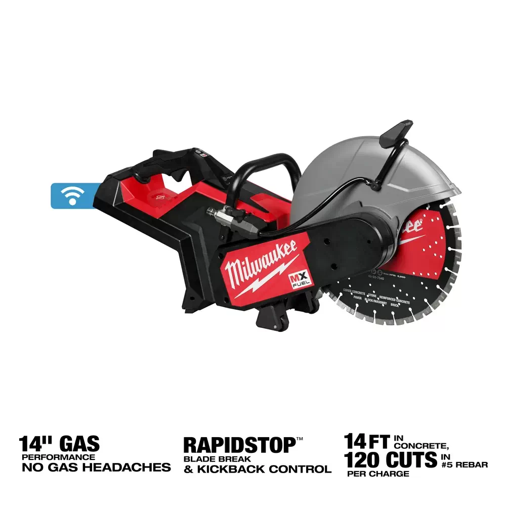 Milwaukee MXF315 0 MX FUEL 14 Cut Off Saw w RAPIDSTOP Brake Tool Only Adam s Tarp Tool Ltd