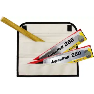 Tajima JPR-SET Japan Pull Long Handle Japanese Precision Pull Saw Set, 16 TPI & 19TPI Blades