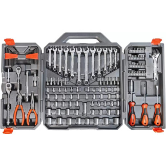 Crescent CTK150 150 Pc. 1/4" & 3/8" Drive 6 Point SAE/Metric Professional Tool Set