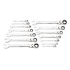GEARWRENCH 86759 14 Pc. 90-Tooth 12 Point Flex Head Ratcheting Combination SAE Wrench Set