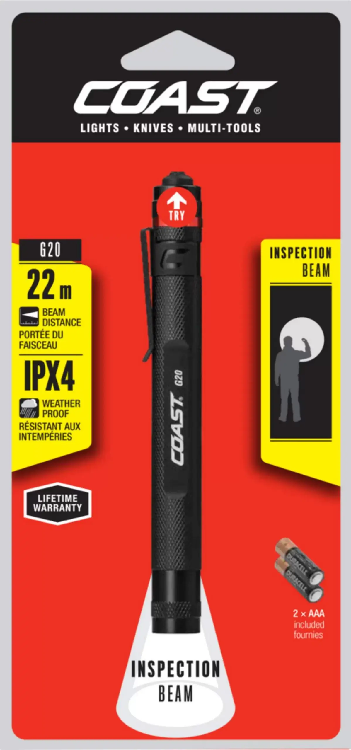 Coast discount g20 flashlight