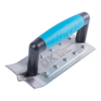 OX Tools OX-P014210 OX Pro Series 3" x 7" (75 x 180mm) Stainless Groover, Depth 3/8" (10mm), Grooves 5/8" - 5/16" (15 - 8mm)